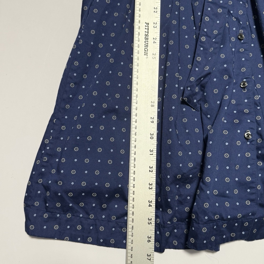 Brooks Brothers Navy Blue Patterned Dress - Picture 10 of 12